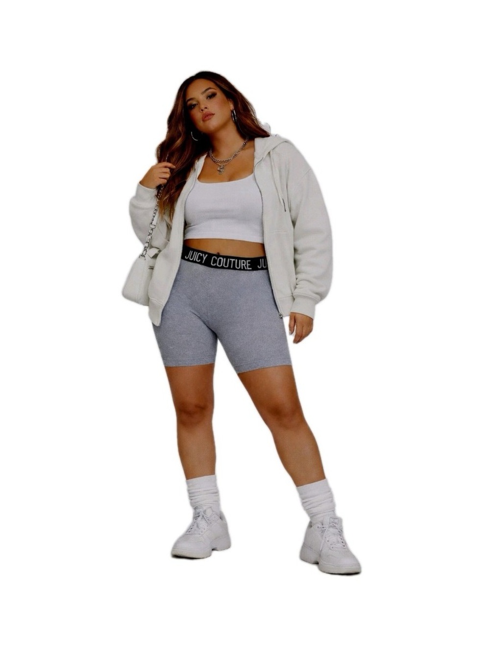 Juicy Couture Y2K Seamless Biker Women’s Compression Purple Shorts Size Small